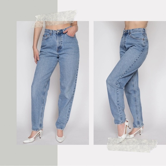 Vintage Gap Blue Jeans Reverse Fit High Waist Ankle Size 12 - Picture 2 of 14